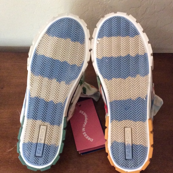 NWT Farm Rio Copacabana Mule Sneakers - Picture 3 of 7